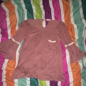 Pink flow shirt